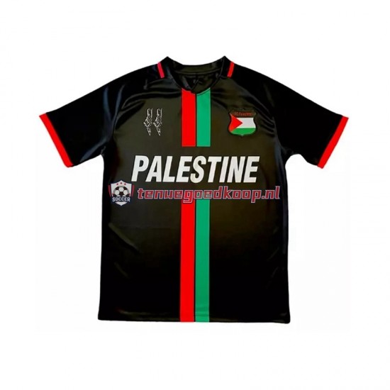 Thuis Tenue van Club Deportivo Palestino Center Stripre Heren 2024-25 Korte Mouw