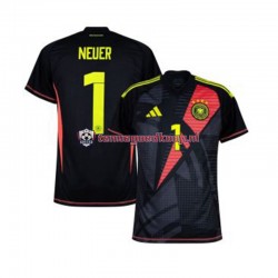 Thuis Tenue van Duitsland Keepersshirt Manuel Neuer 1 Heren EK 2024 Korte Mouw