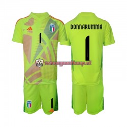 Thuis Tenue van Italië Keepersshirt Donnarumma 1 Kind 2-13 jaar EK 2024 Korte Mouw