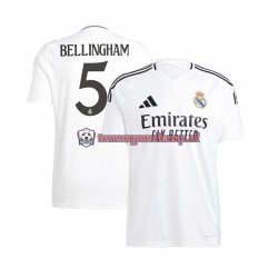 Thuis Tenue van Real Madrid Jude Bellingham 5 Heren 2024-25 Korte Mouw