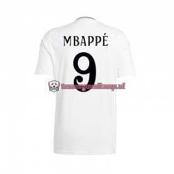 Thuis Tenue van Real Madrid Kylian Mbappe 9 Heren 2024-25 Korte Mouw