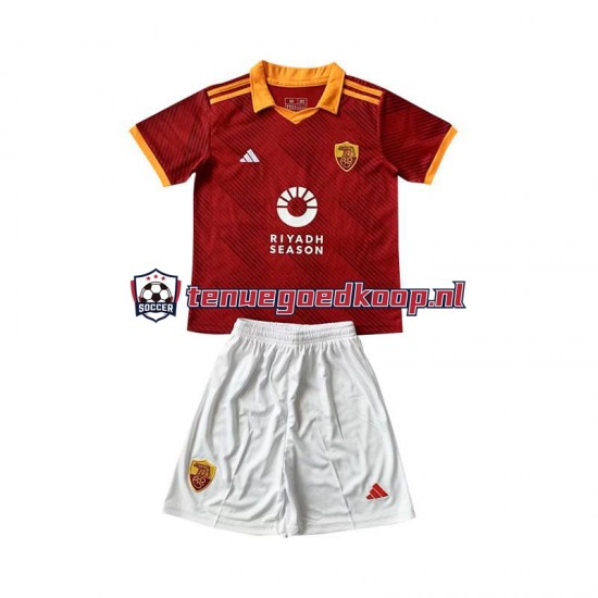 4de Tenue van AS Roma Kind 2-13 jaar 2023-24 Korte Mouw