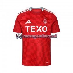 Thuis Tenue van Aberdeen Heren 2024-25 Korte Mouw Rood