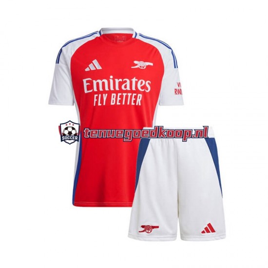 Thuis Tenue van Arsenal Kind 2-13 jaar 2024-25 Korte Mouw Rood