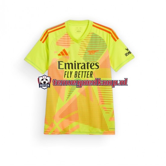 Thuis Tenue van Arsenal Keepersshirt Heren 2024-25 Korte Mouw