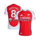 Thuis Tenue van Arsenal Martin Odegaard 8 Heren 2024-25 Korte Mouw Rood