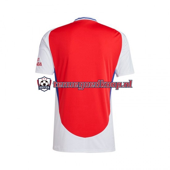 Thuis Tenue van Arsenal Heren 2024-25 Korte Mouw Rood