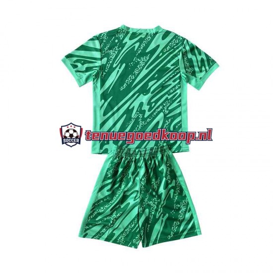 3de Tenue van Brazilië Keepersshirt Kind 2-13 jaar 2024 Korte Mouw Groente