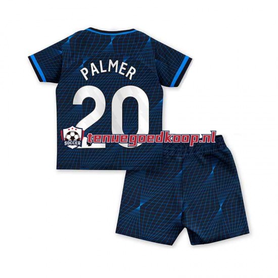 Uit Tenue van Chelsea Cole Palmer 20 Kind 2-13 jaar 2023-24 Korte Mouw