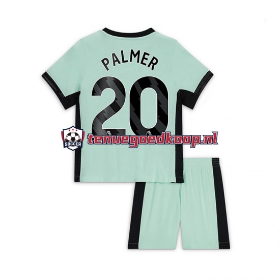 3de Tenue van Chelsea Cole Palmer 20 Kind 2-13 jaar 2023-24 Korte Mouw