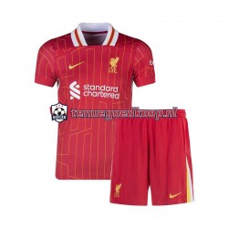 Thuis Tenue van Liverpool Kind 2-13 jaar 2024-25 Korte Mouw Rood