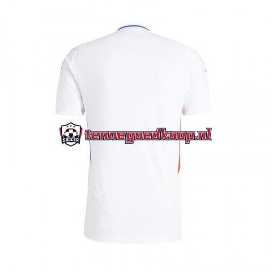 Thuis Tenue van Olympique Lyonnais Heren 2024-25 Korte Mouw Wit