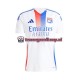 Thuis Tenue van Olympique Lyonnais Heren 2024-25 Korte Mouw Wit