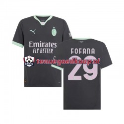 3de Tenue van AC Milan Fofana 29 Heren 2024-25 Korte Mouw