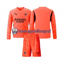 4de Tenue van AC Milan Keepersshirt Kind 2-13 jaar 2024-25 Lange Mouw