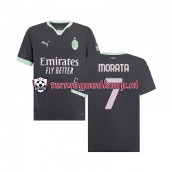 3de Tenue van AC Milan Morata 7 Heren 2024-25 Korte Mouw