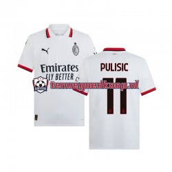 Uit Tenue van AC Milan PULISIC 11 Heren 2024-25 Korte Mouw