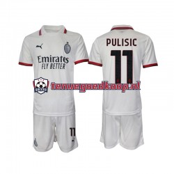 Uit Tenue van AC Milan Pulisic 11 Kind 2-13 jaar 2024-25 Korte Mouw