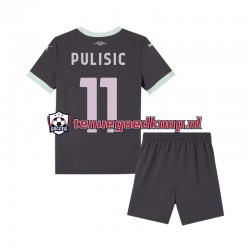 3de Tenue van AC Milan Pulisic 11 Kind 2-13 jaar 2024-25 Korte Mouw