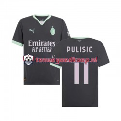 3de Tenue van AC Milan Pulisic 11 Heren 2024-25 Korte Mouw