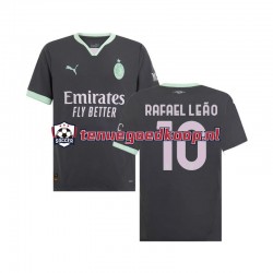 3de Tenue van AC Milan Rafael Leao 10 Heren 2024-25 Korte Mouw