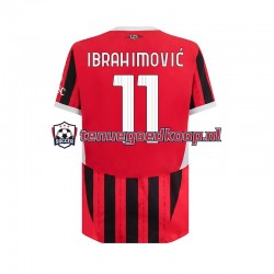 Thuis Tenue van AC Milan ibrahimovic 11 Heren 2024-25 Korte Mouw