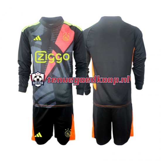 Thuis Tenue van AFC Ajax Keepersshirt Kind 2-13 jaar 2024-25 Lange Mouw