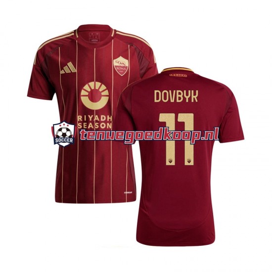 Thuis Tenue van AS Roma Artem Dovbyk 11 Heren 2024-25 Korte Mouw