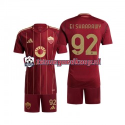 Thuis Tenue van AS Roma Stephan El Shaarawy 92 Kind 2-13 jaar 2024-25 Korte Mouw