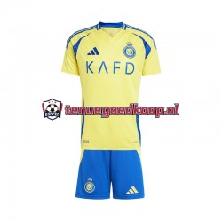 Thuis Tenue van Al Nassr Kind 2-13 jaar 2024-25 Korte Mouw