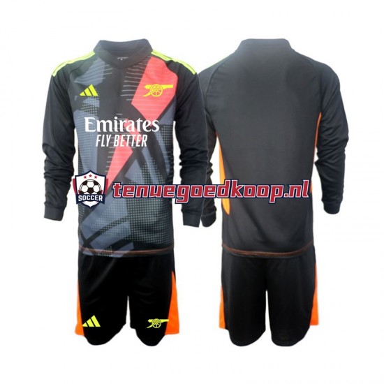 3de Tenue van Arsenal Keepersshirt Kind 2-13 jaar 2024-25 Lange Mouw