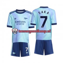 3de Tenue van Arsenal Saka 7 Kind 2-13 jaar 2024-25 Korte Mouw