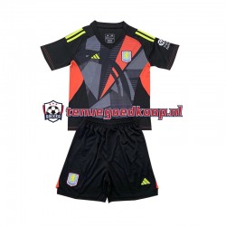 Uit Tenue van Aston Villa Keepersshirt Kind 2-13 jaar 2024-25 Korte Mouw