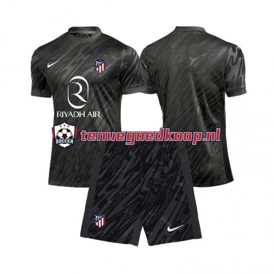 Thuis Tenue van Atlético Madrid Keepersshirt Kind 2-13 jaar 2024-25 Korte Mouw