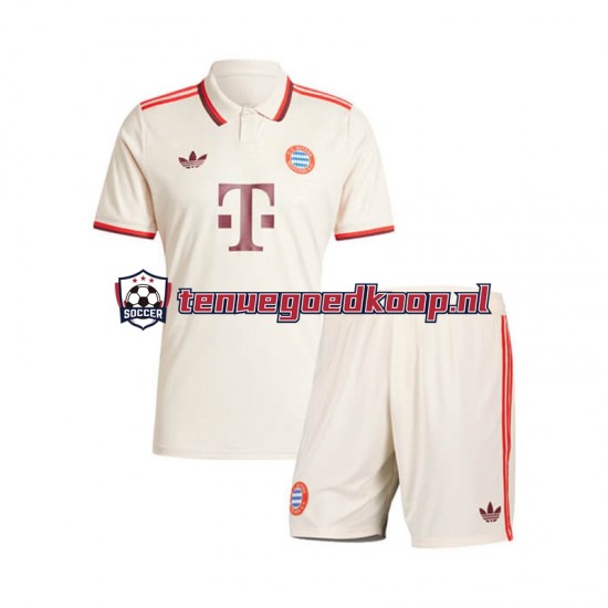 3de Tenue van FC Bayern München Kind 2-13 jaar 2024-25 Korte Mouw