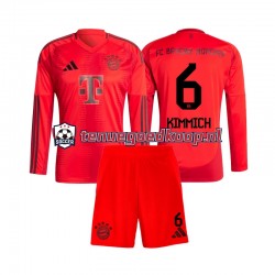 Thuis Tenue van FC Bayern München Joshua Kimmich 6 Kind 2-13 jaar 2024-25 Lange Mouw