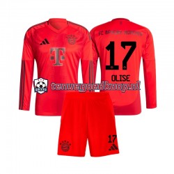 Thuis Tenue van FC Bayern München Michael Olise 17 Kind 2-13 jaar 2024-25 Lange Mouw