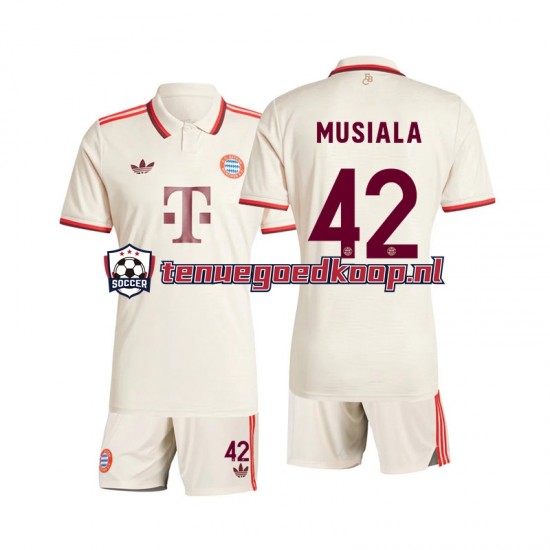 3de Tenue van FC Bayern München Musiala 42 Kind 2-13 jaar 2024-25 Korte Mouw