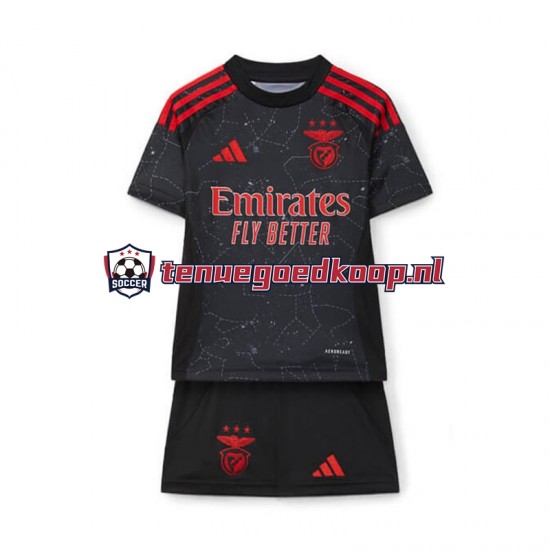 Uit Tenue van Benfica Kind 2-13 jaar 2024-25 Korte Mouw