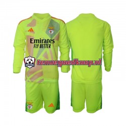 Thuis Tenue van Benfica Keepersshirt Kind 2-13 jaar 2024-25 Lange Mouw