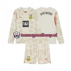 Thuis Tenue van Borussia Dortmund Keepersshirt Kind 2-13 jaar 2024-25 Lange Mouw