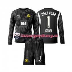 4de Tenue van Borussia Dortmund Keepersshirt Gregor Kobel 1 Kind 2-13 jaar 2024-25 Lange Mouw