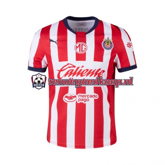 Thuis Tenue van CD Guadalajara Heren 2024-25 Korte Mouw