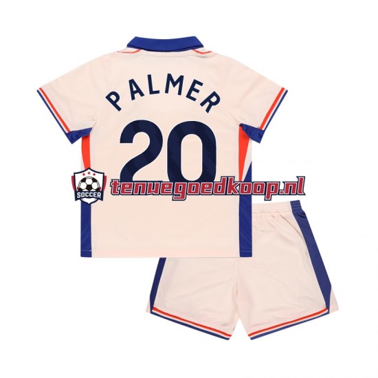 Uit Tenue van Chelsea Cole Palmer 20 Kind 2-13 jaar 2024-25 Korte Mouw