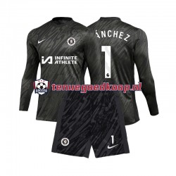 Uit Tenue van Chelsea Keepersshirt Robert Sanchez 1 Kind 2-13 jaar 2024-25 Lange Mouw