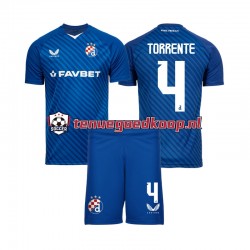 Thuis Tenue van Dinamo Zagreb Torrente 4 Kind 2-13 jaar 2024-25 Korte Mouw