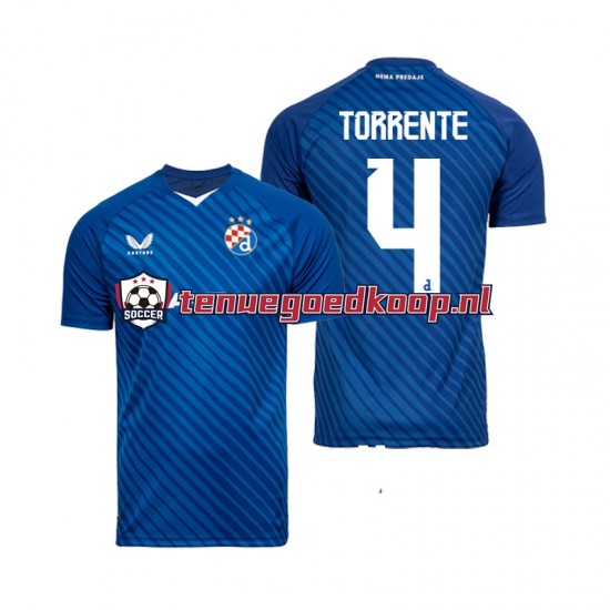 Thuis Tenue van Dinamo Zagreb Torrente 4 Heren 2024-25 Korte Mouw