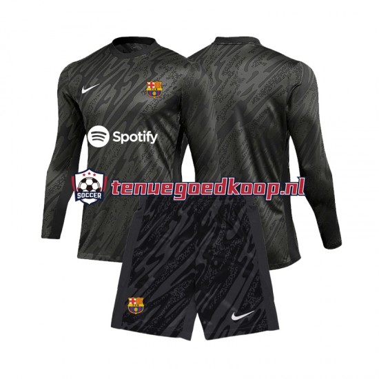 3de Tenue van FC Barcelona Keepersshirt Kind 2-13 jaar 2024-25 Lange Mouw