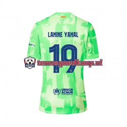 3de Tenue van FC Barcelona LAMINE YAMAL 19 UCL Font Heren 2024-25 Korte Mouw