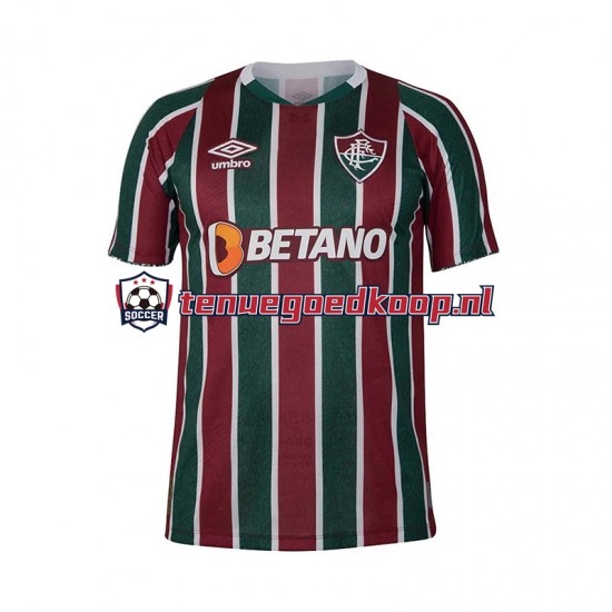 Thuis Tenue van Fluminense Heren 2024-25 Korte Mouw